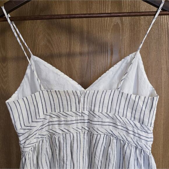 Theory Melaena B Narrow Stripe Linen Dress - Picture 5 of 8